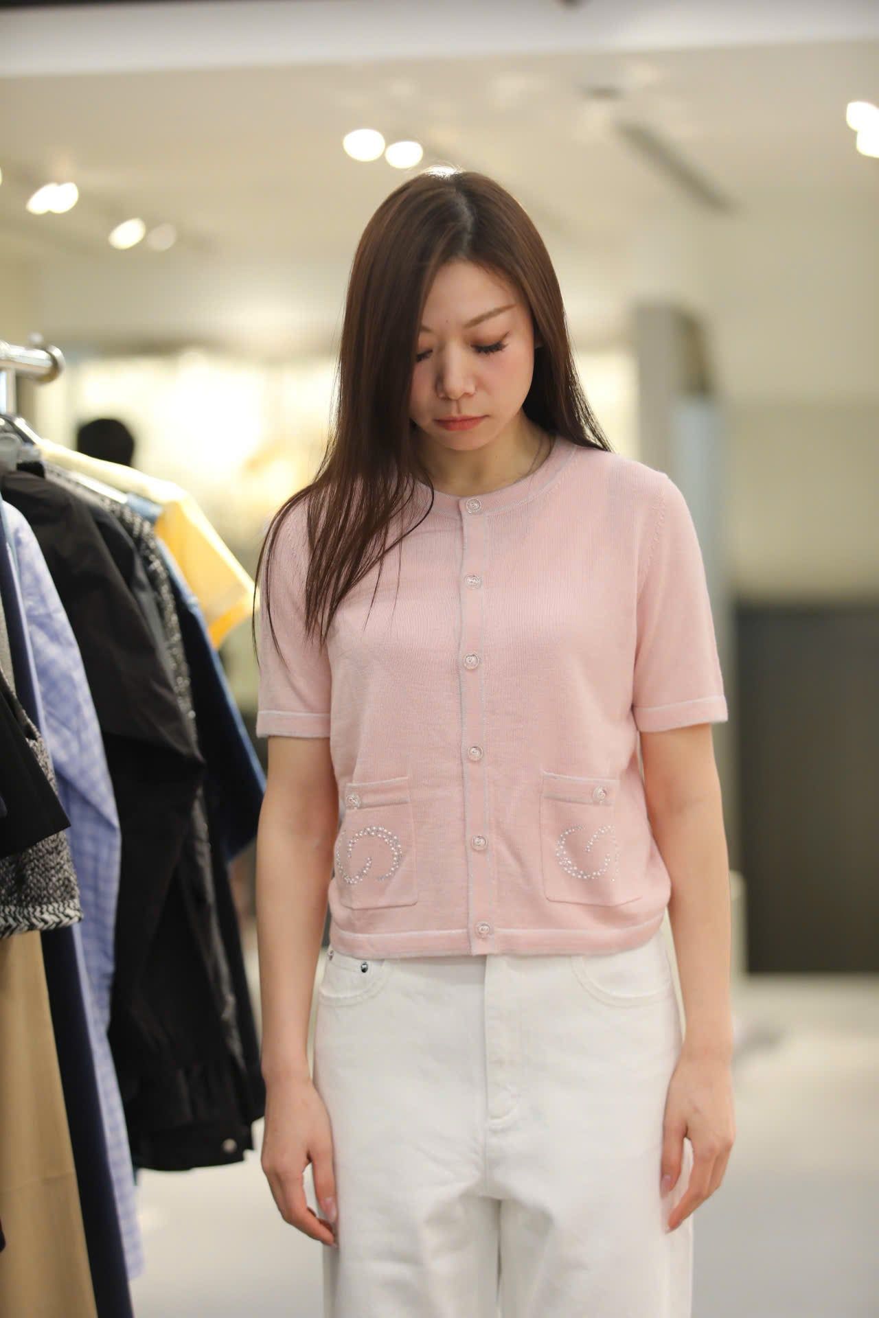  áo CDG hồng ngắn tay full logo 