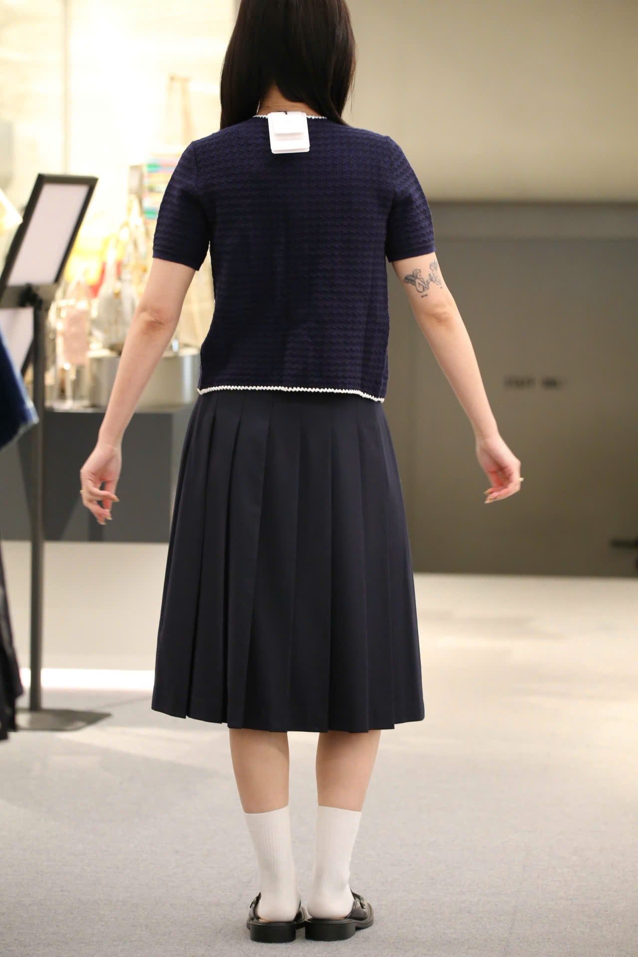  Áo CDG Navy ngắn tay - new26 