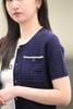  Áo CDG Navy ngắn tay - new26 
