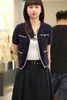  Áo CDG Navy ngắn tay - new26 