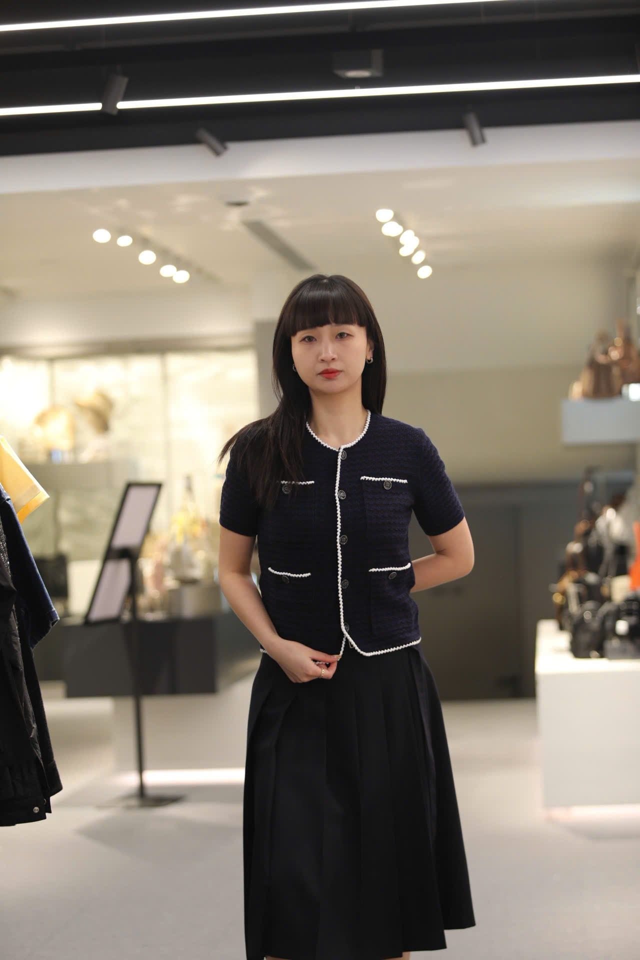  Áo CDG Navy ngắn tay - new26 
