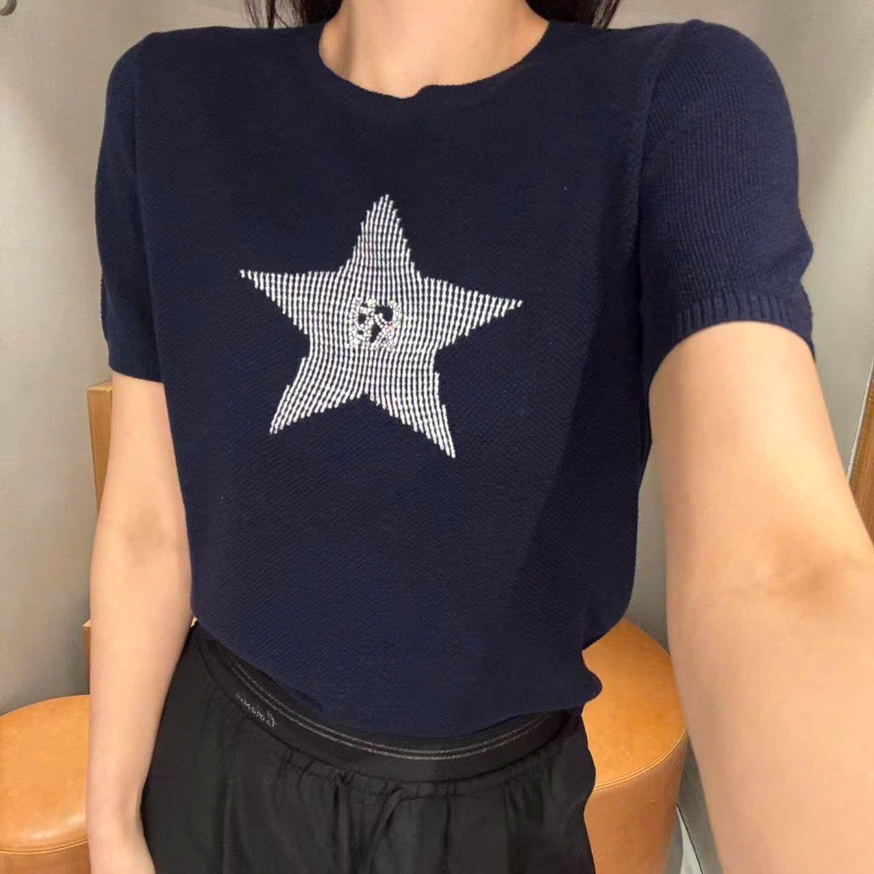  Quần vải đen cạp chun kẻ kim tuyến 