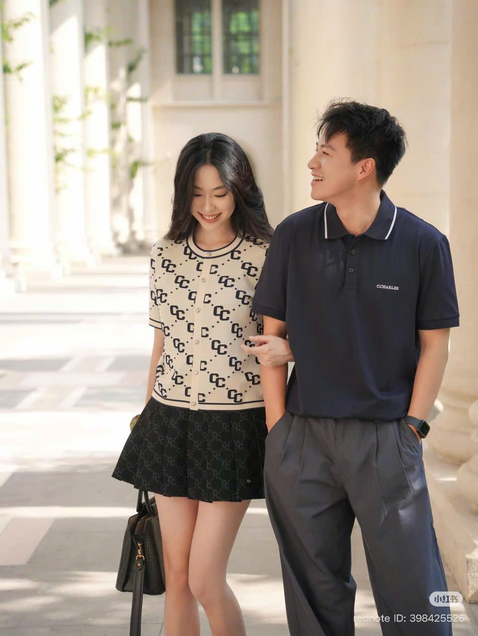  Áo CDG trắng ngắn tay full logo CC 