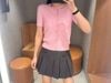  1.Chân váy ngắn xám 2 nơ 