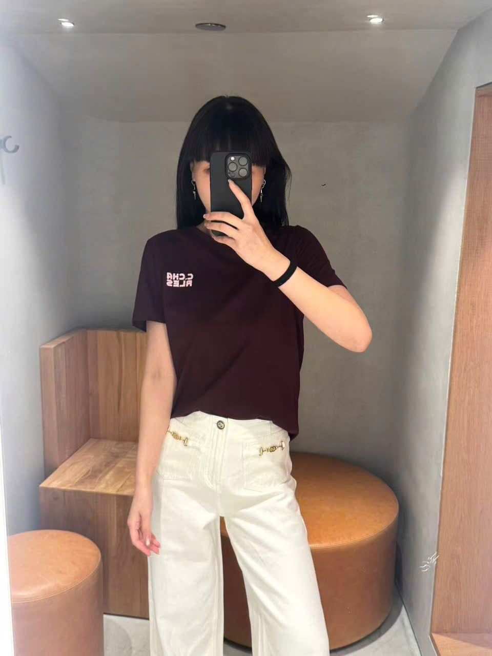  Áo phông đỏ đun, chữ CC new26 