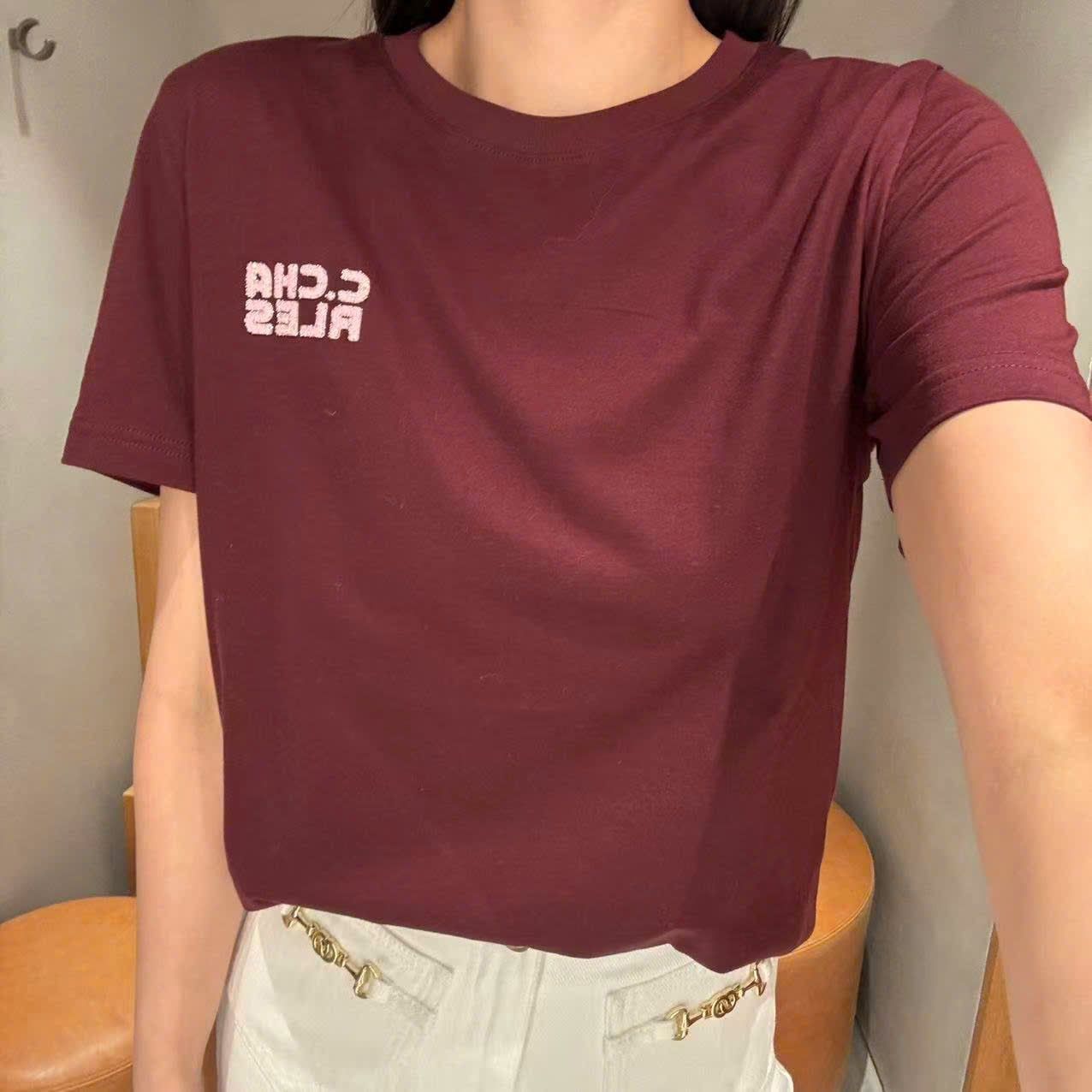  Áo phông đỏ đun, chữ CC new26 