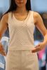  Áo tanktop trám trắng logo xequin 