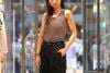  Áo tanktop kẻ đỏ đen 