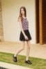  Áo tanktop kẻ đỏ đen 