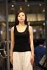  Áo tanktop đen viền trắng ziczac 