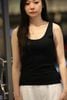  Áo tanktop đen viền trắng ziczac 