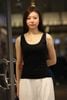  Áo tanktop đen viền trắng ziczac 