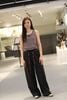  Áo tanktop kẻ đỏ đen 