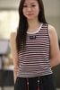  Áo tanktop kẻ đỏ đen 