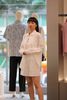  Bộ Áo sơ mi và quần sooc cạp chun trắng túi 1 bên set 