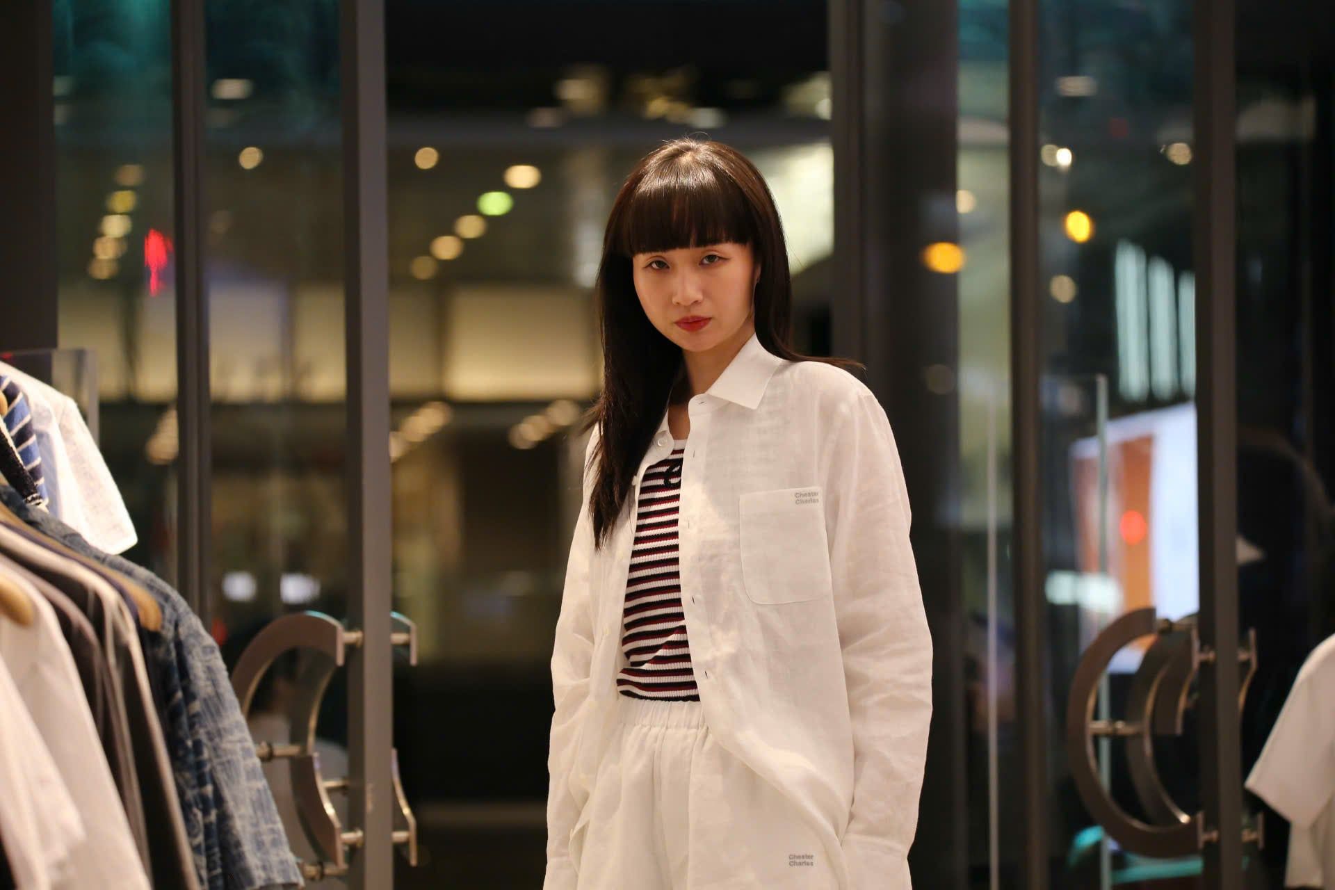 Bộ Áo sơ mi và quần sooc cạp chun trắng túi 1 bên set 