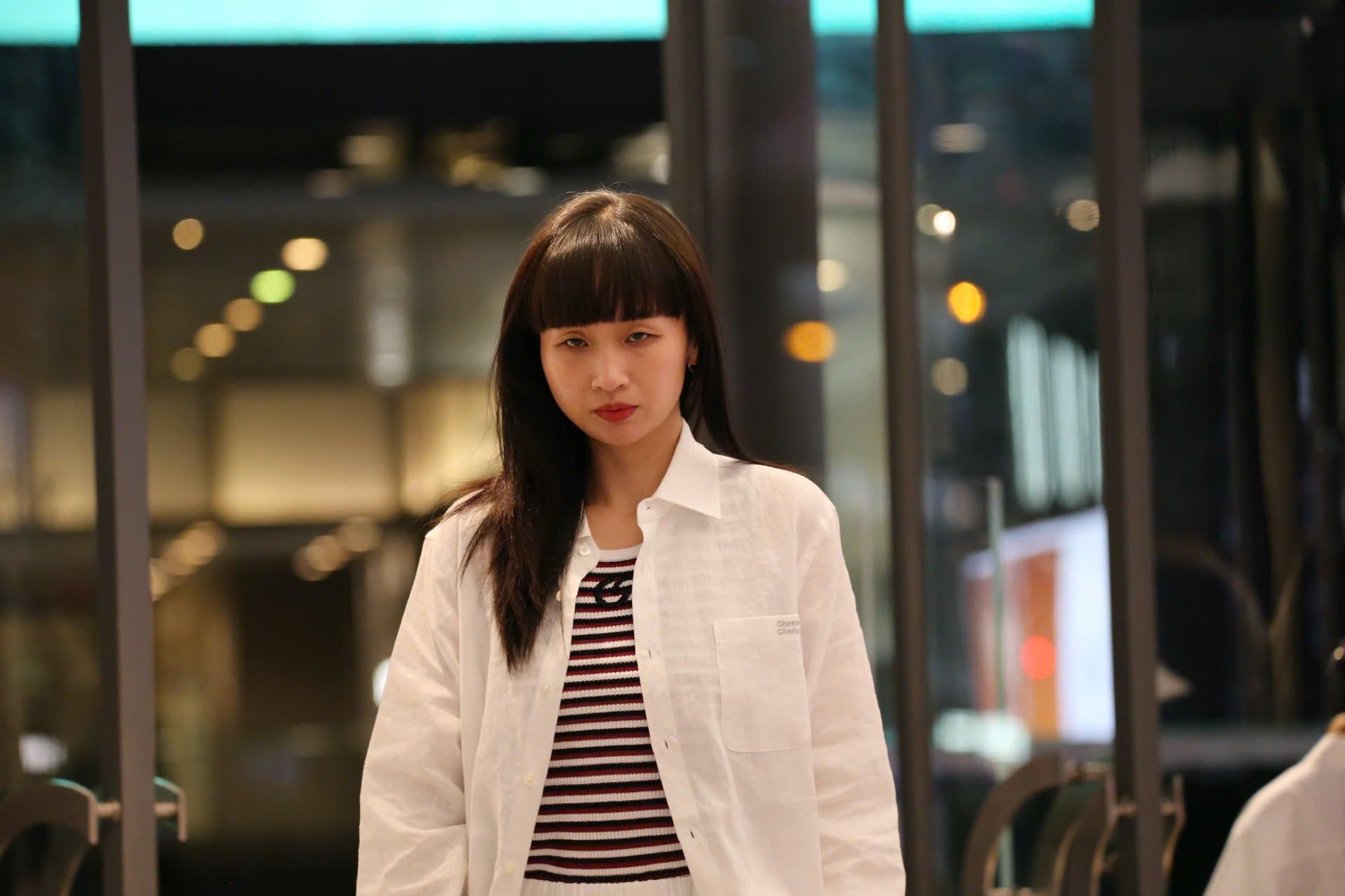  Bộ Áo sơ mi và quần sooc cạp chun trắng túi 1 bên set 