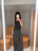  Áo tanktop kẻ đen trắng 