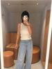  Áo tanktop trắng vân nổi - logo xequin 
