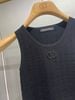  Áo tanktop đen vân nổi - logo xequin 