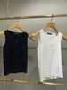  Áo tanktop đen vân nổi - logo xequin 