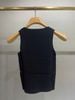  Áo tanktop đen vân nổi - logo xequin 