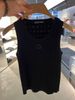  Áo tanktop đen vân nổi - logo xequin 