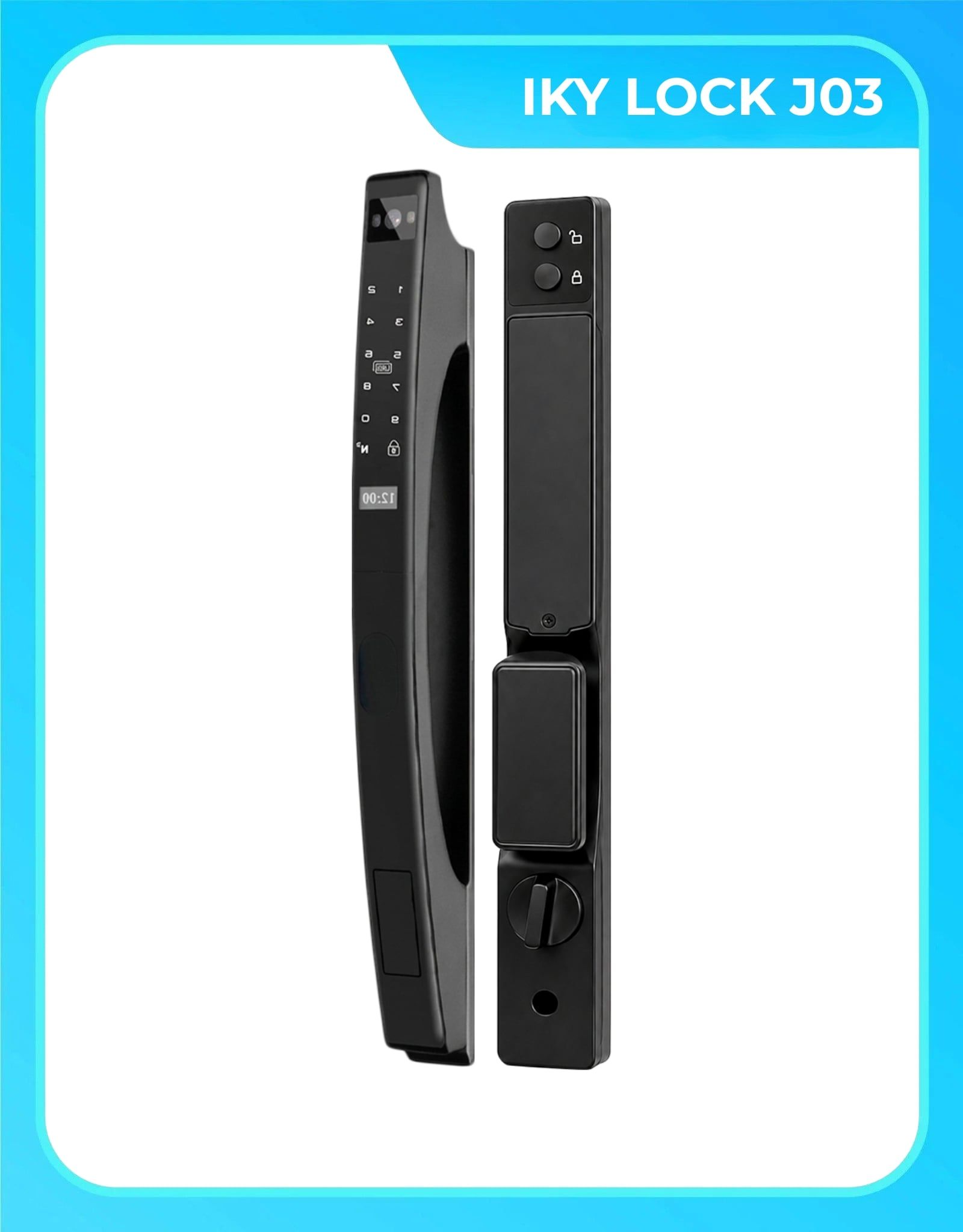  IKY LOCK J03 - Khoá Cửa Thông Minh Cao Cấp 