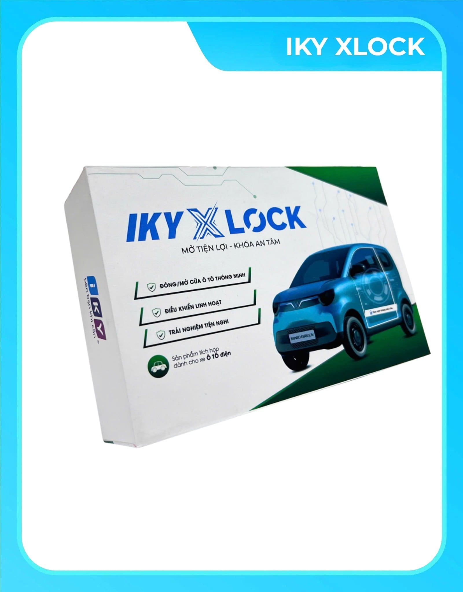  IKY XLOCK - Module Khoá/Mở Cửa Thông Minh VF2/Minio Green 