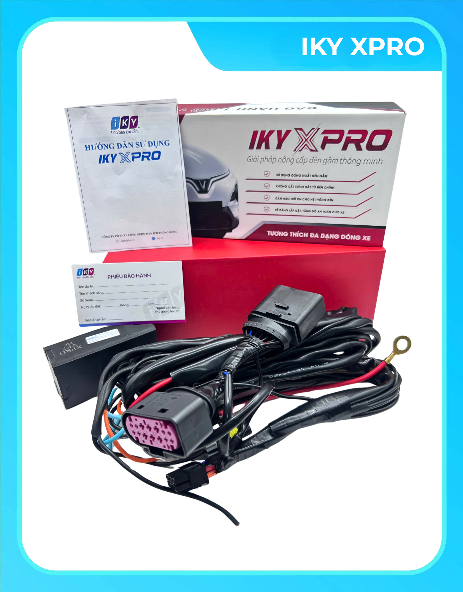  IKY XPRO – Module Điều Khiển Bi Gầm Thông Minh Cho Ô Tô 