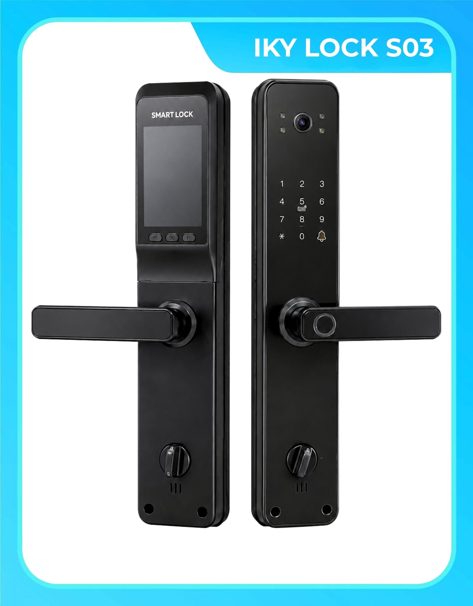  IKY LOCK S03 - Khoá Cửa Thông Minh Cao Cấp 