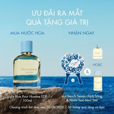 Nước hoa nam Dolce&Gabbana Light Blue Pour Homme Eau de Parfum 100ml