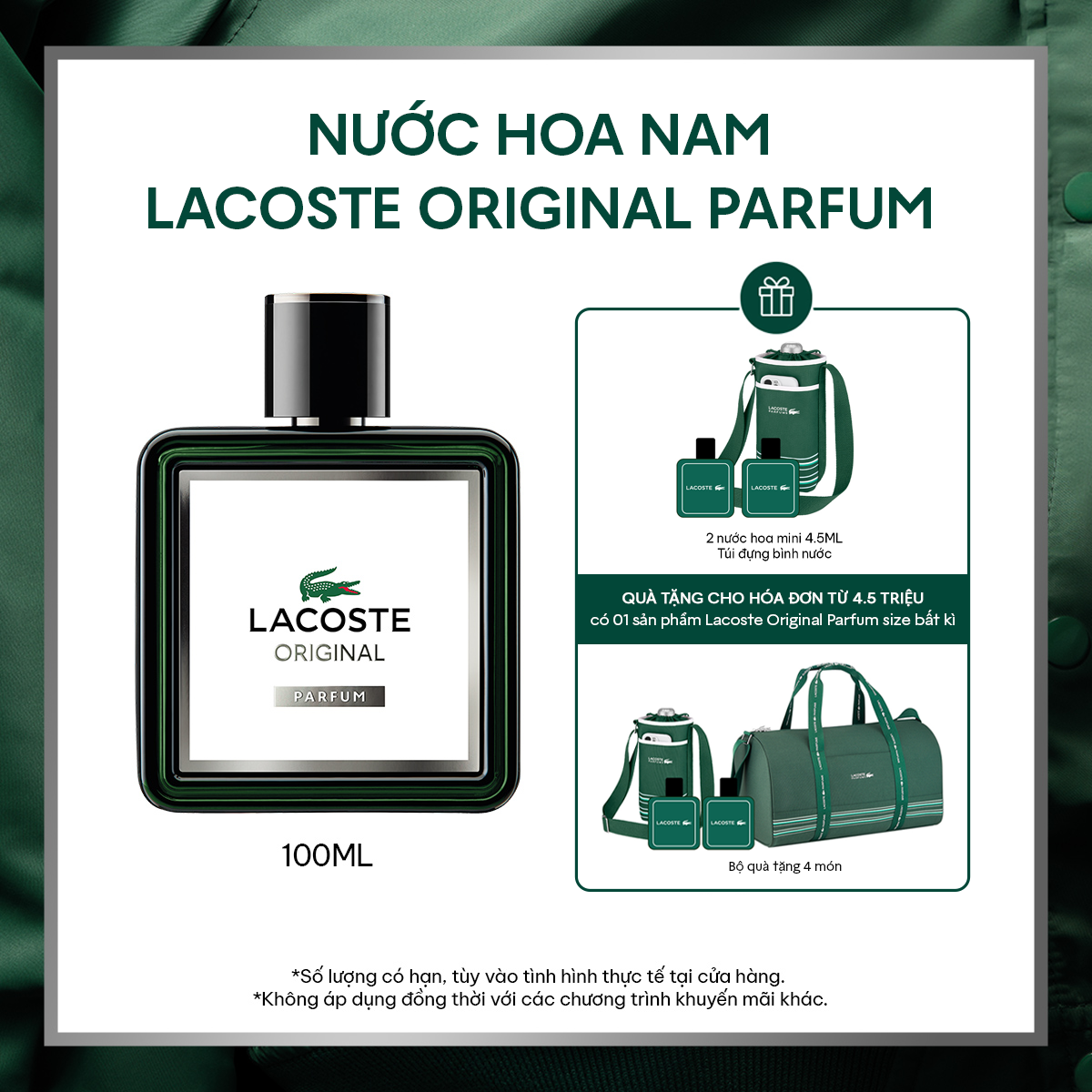 Nước hoa nam Lacoste Original Parfum 100ml