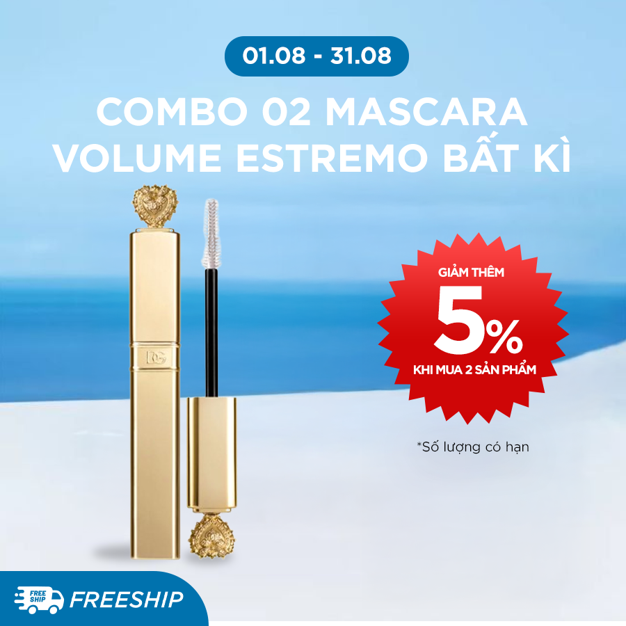 Mascara Dolce&Gabbana Làm Cong Và Dày Mi 8ml Volume Estremo [HSD 12/04/2026]
