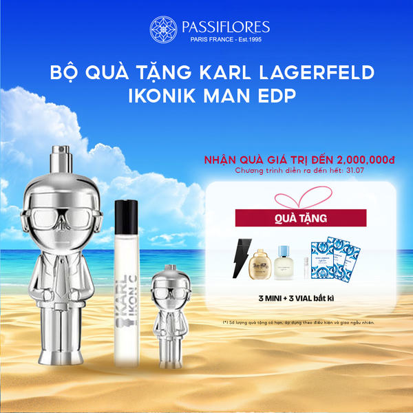 Bộ quà tặng Nước hoa Karl Lagerfeld Ikonik Man EDP YQ_GS 100ml+7.5ml+4.5ml