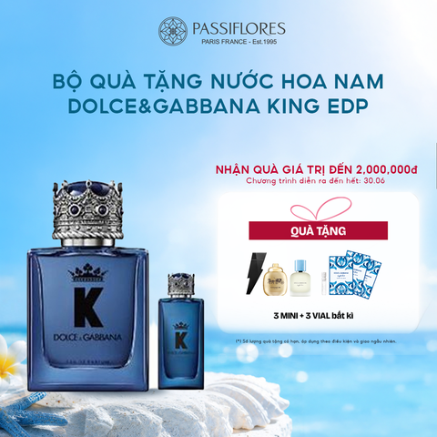 Bộ quà tặng nước hoa nam Dolce&Gabbana King EDP