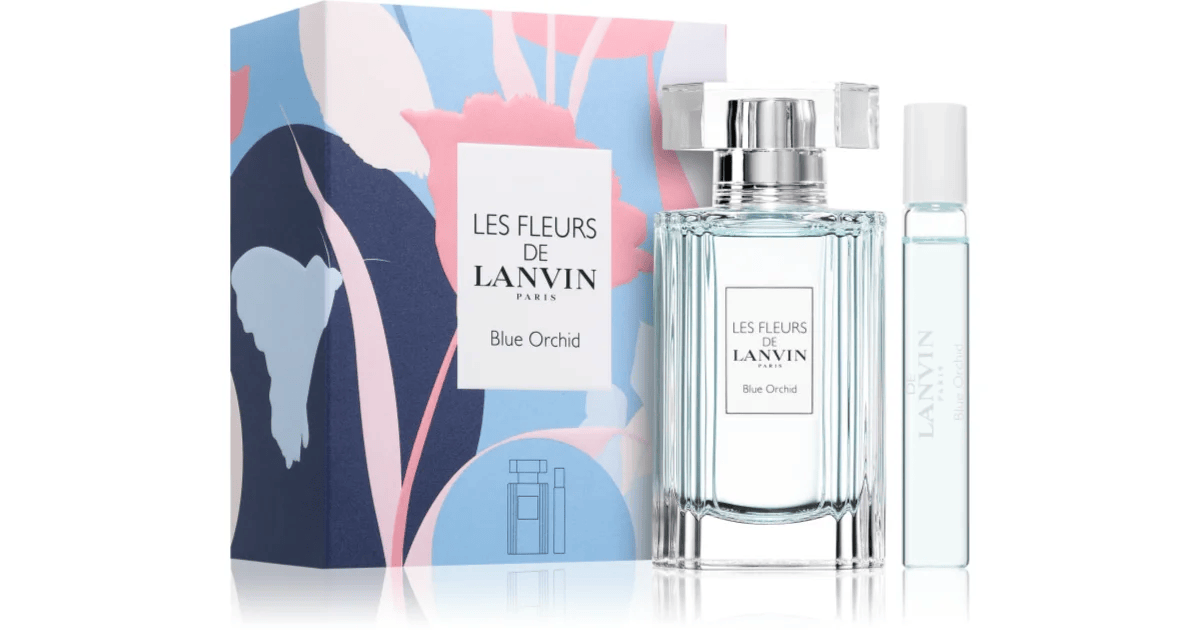 Bộ nước hoa Lanvin Les Fleurs Blue Orchid YN_Giftset EDT 50ml + 7.5ml