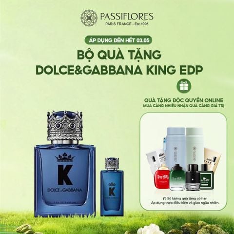 Bộ quà tặng nước hoa nam Dolce&Gabbana King EDP