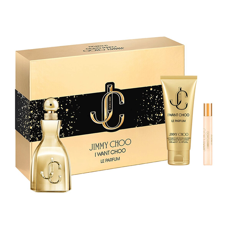 Bộ quà tặng Nước hoa Jimmy Choo I Want Choo Le Parfum YQ2_GS 100ml+7.5ml+BL100ml