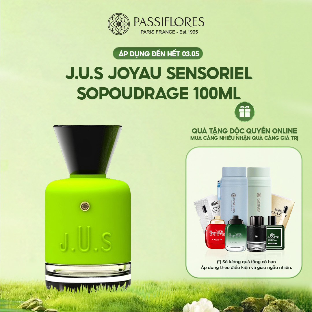 Nước hoa unisex J.U.S Joyau Sensoriel Sopoudrage 100ml