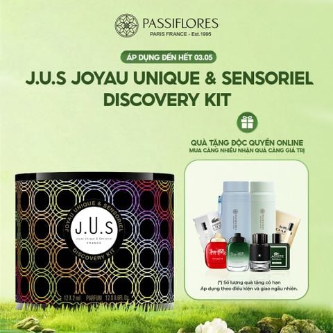 Bộ trải nghiệm nước hoa unisex J.U.S Joyau Unique & Sensoriel Discovery Kit (12x2ml)