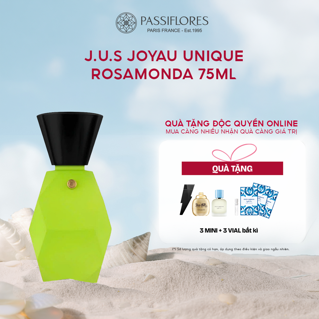 Nước hoa unisex J.U.S Joyau Unique Rosamonda 75ml