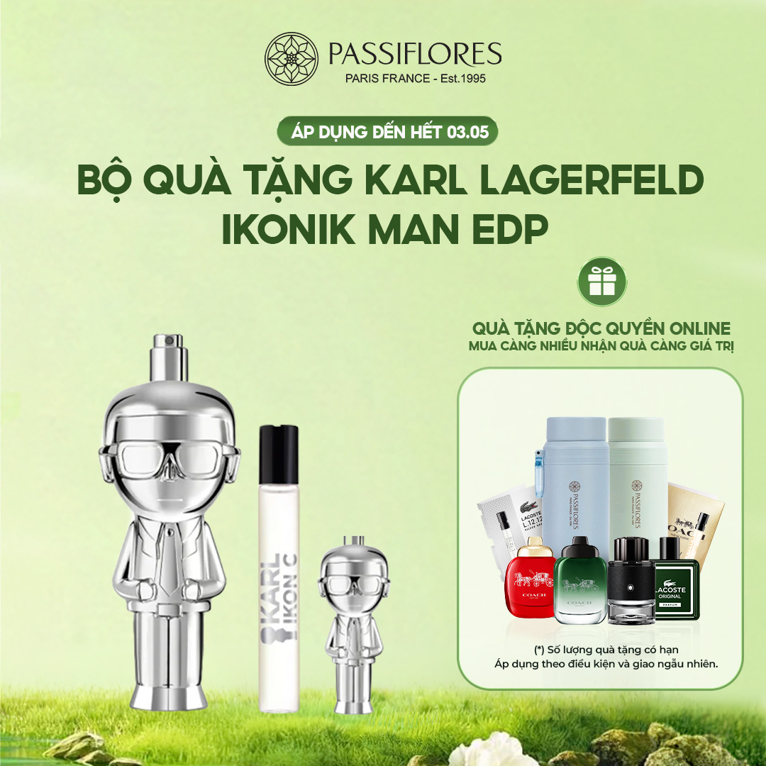 Bộ quà tặng Nước hoa Karl Lagerfeld Ikonik Man EDP YQ_GS 100ml+7.5ml+4.5ml