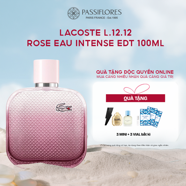 Nước hoa nữ Lacoste L.12.12 Rose Eau Intense EDT 100ml