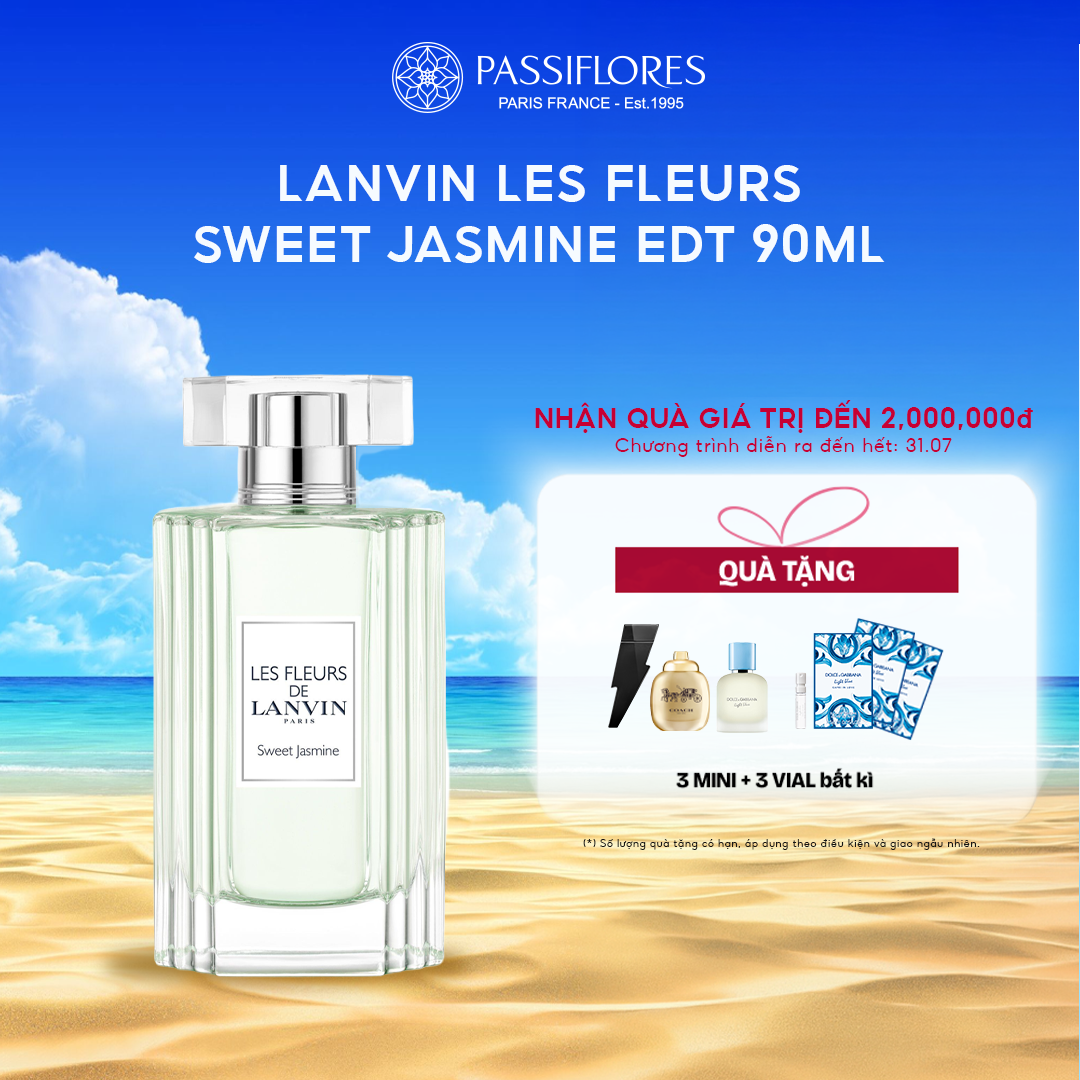 Nước hoa nữ Lanvin Les Fleurs Sweet Jasmine EDT 90ml - PASSIFLORES