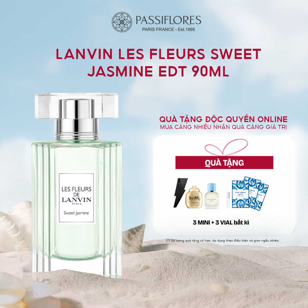 Nước hoa nữ Lanvin Les Fleurs Sweet Jasmine EDT 90ml - PASSIFLORES