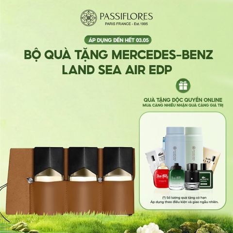 Bộ quà tặng nước hoa nam Mercedes-Benz Land Sea Air EDP Trio 3x30ml