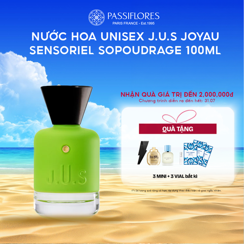 Nước hoa unisex J.U.S Joyau Sensoriel Sopoudrage 100ml