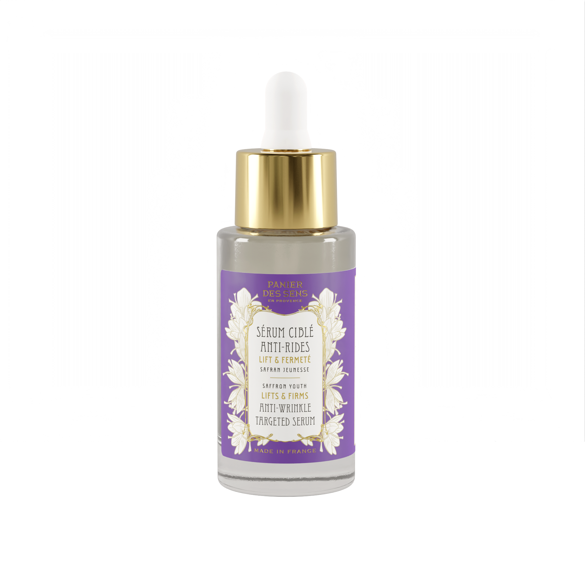 Tinh Chất Panier Des Sens Ngăn Ngừa Nếp Nhăn Chiết Xuất Hoa Nghệ Tây 30ml Saffron Youth [HSD 30/06/2026]