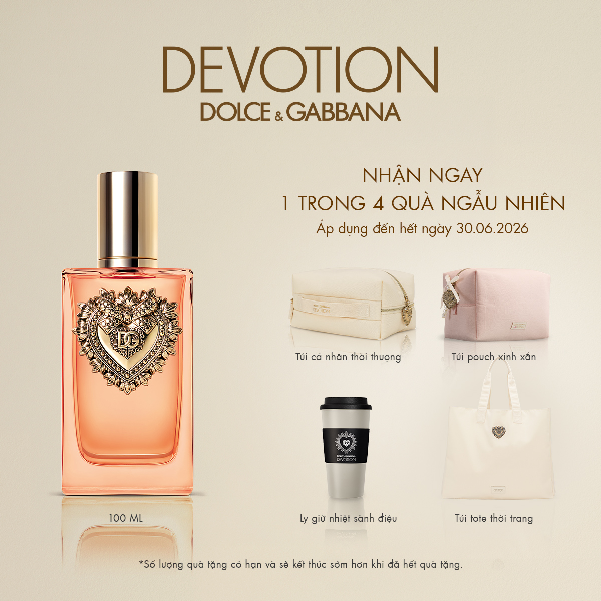 Nước hoa nữ Dolce&Gabbana Devotion EDP Intense 100ml